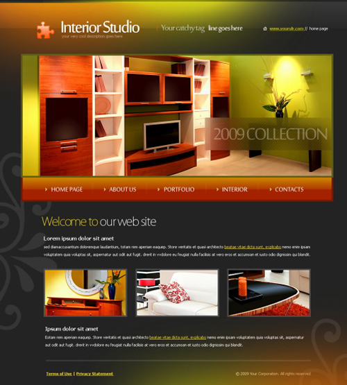 Website laten maken met Interieur en Meubels 425 webdesign